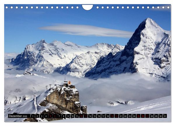 Produktbild: Eiger, M&ouml;nch und Jungfrau 2026 (Wandkalender 2026 DIN A4 quer), CALVENDO Monatskalender
