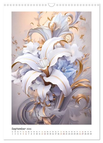 Produktbild: Blumen-Sinfonie (Wandkalender 2026 DIN A3 hoch), CALVENDO Monatskalender