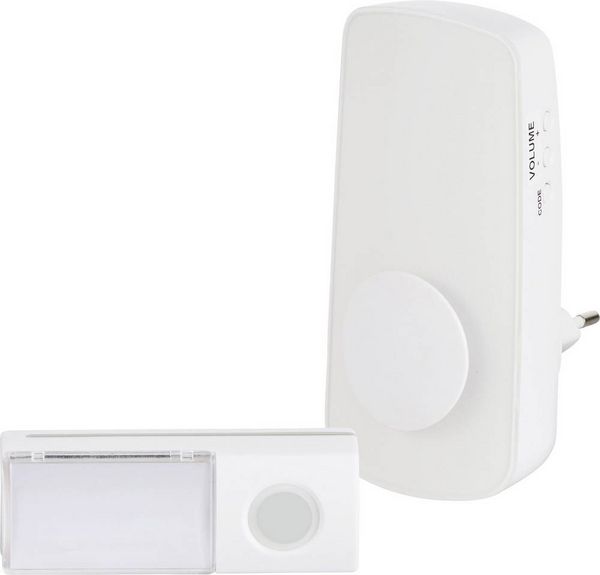 Produktbild: Heidemann Funkgong Komplett-Set mit Blitzlicht, mit Namensschild 70827 HX Ocean 230V