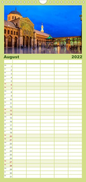 Produktbild: Familienplaner Syrien - Erinnerungen (Wandkalender 2022 , 21 cm x 45 cm, hoch)