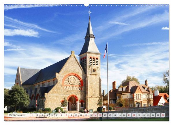 Produktbild: Le Touquet-Paris-Plage - Perle de la c&ocirc;te d'Opale (Calendrier mural 2026 DIN A2 vertical), CALVENDO calendrier mensuel
