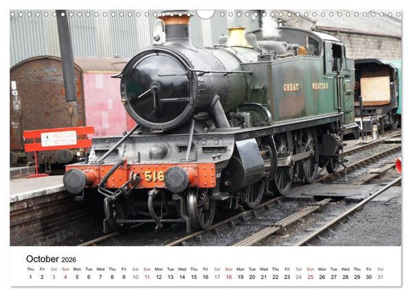 Produktbild: Englands Nostalgic Trains (Wall Calendar 2026 DIN A3 landscape), CALVENDO 12 Month Wall Calendar