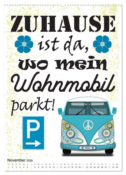 Produktbild: CampingSpr&uuml;che (hochwertiger Premium Wandkalender 2026 DIN A2 hoch), Kunstdruck in Hochglanz