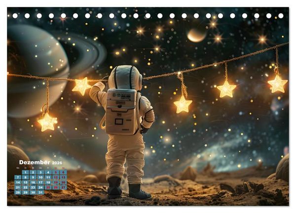 Produktbild: Zwischen Sternenstaub und Stille (Tischkalender 2026 DIN A5 quer), CALVENDO Monatskalender