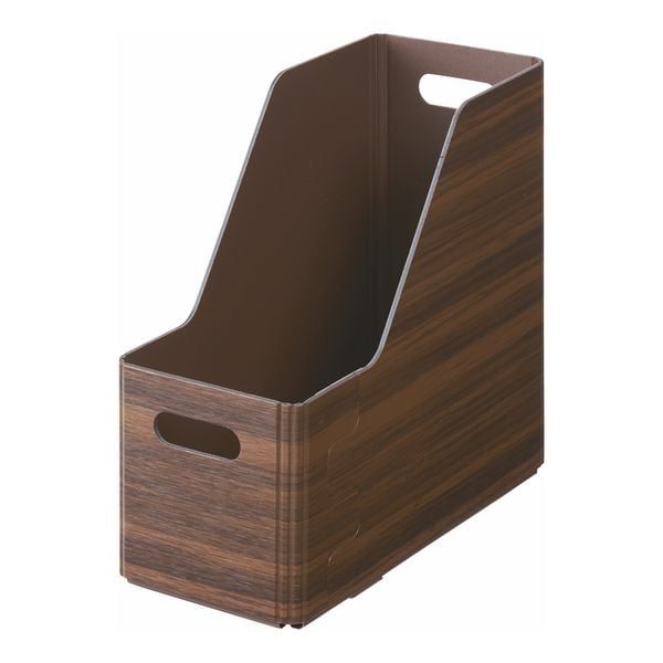 KiiNi S Long Dunkelbraun – Stehsammler in Holzoptik