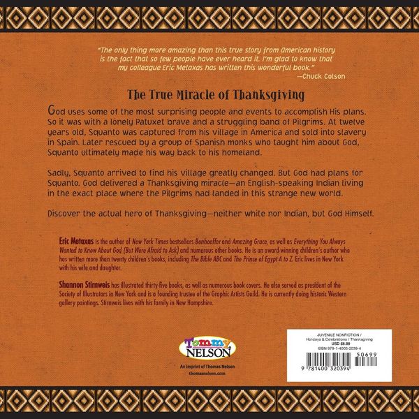 Produktbild: Squanto and the Miracle of Thanksgiving