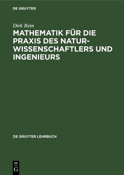 Produktbild: Mathematik f&uuml;r die Praxis des Naturwissenschaftlers und Ingenieurs