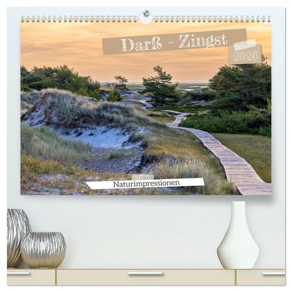 Produktbild: Dar&szlig;-Zingst Naturimpressionen (hochwertiger Premium Wandkalender 2026 DIN A2 quer), Kunstdruck in Hochglanz
