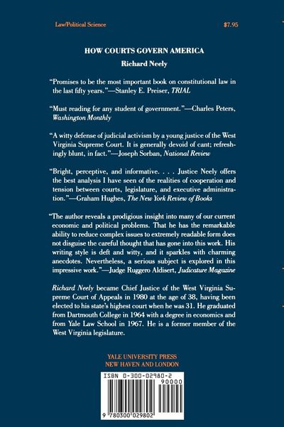 Produktbild: How Courts Govern America