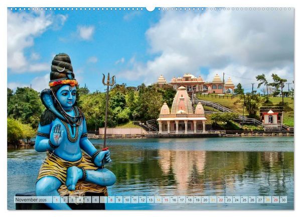 Produktbild: Mauritius - Insel im Indischen Ozean (Wandkalender 2026 DIN A2 quer), CALVENDO Monatskalender