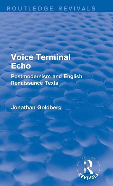 Produktbild: Voice Terminal Echo (Routledge Revivals)