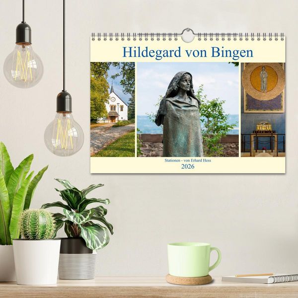 Produktbild: Hildegard von Bingen - Stationen (Wandkalender 2026 DIN A4 quer), CALVENDO Monatskalender