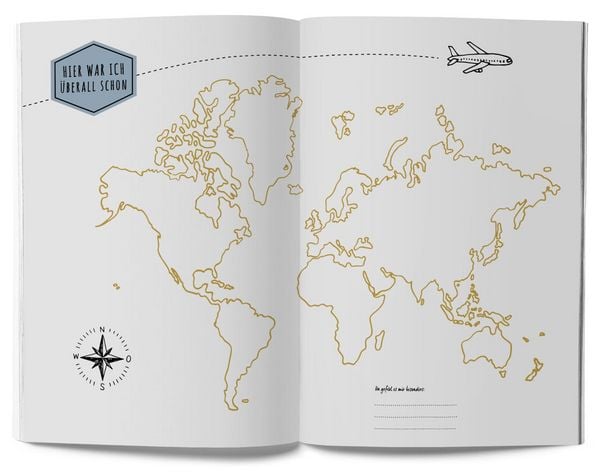 Produktbild: GuideMe Reisetagebuch Travel Memories „Meine Reisen“