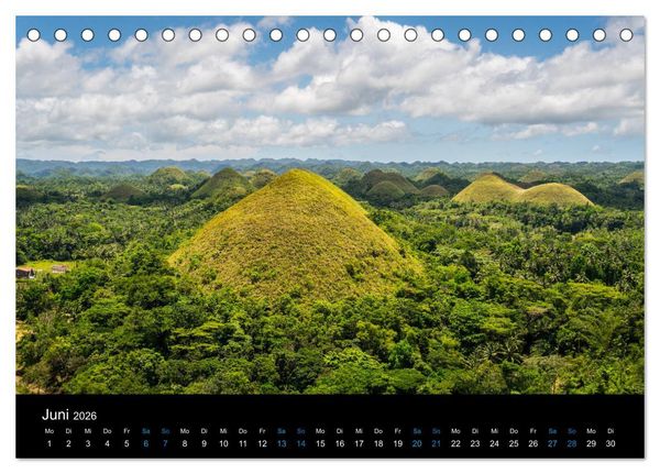 Produktbild: Philippinen Foto Wandkalender 2026 (Tischkalender 2026 DIN A5 quer), CALVENDO Monatskalender