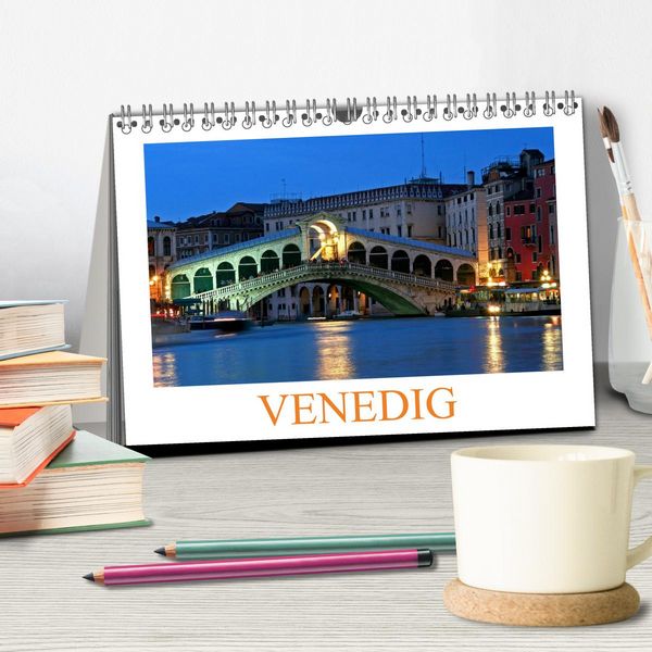 Produktbild: Venedig (Tischkalender 2026 DIN A5 quer), CALVENDO Monatskalender