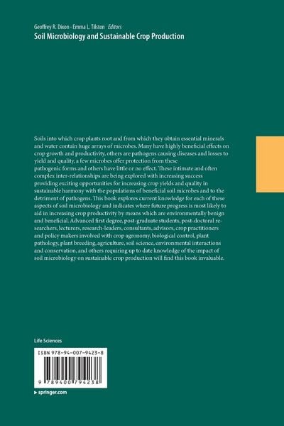 Produktbild: Soil Microbiology and Sustainable Crop Production