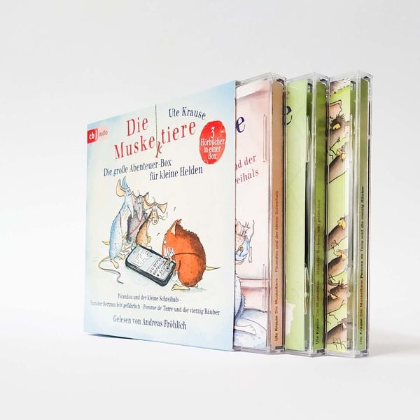 Produktbild: Die Muskeltiere - Die gro&szlig;e Abenteuer-Box f&uuml;r kleine Helden
