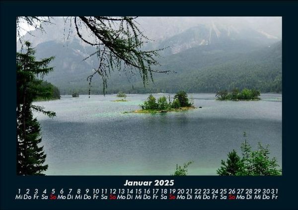 Produktbild: Die Seen der Erde 2025 Fotokalender DIN A5