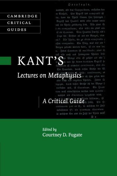 Produktbild: Kant's Lectures on Metaphysics