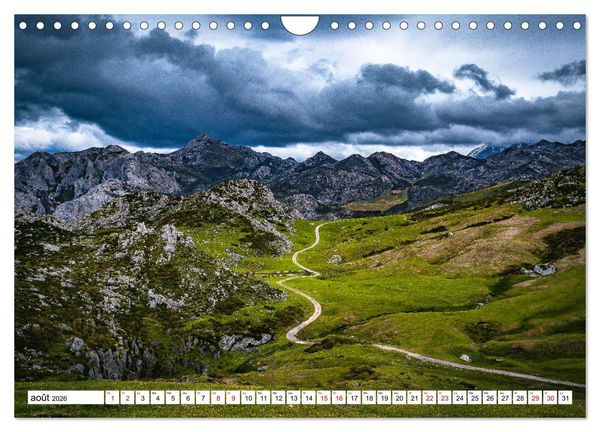 Produktbild: Sublimes paysages d'Espagne (Calendrier mural 2026 DIN A4 vertical), CALVENDO calendrier mensuel
