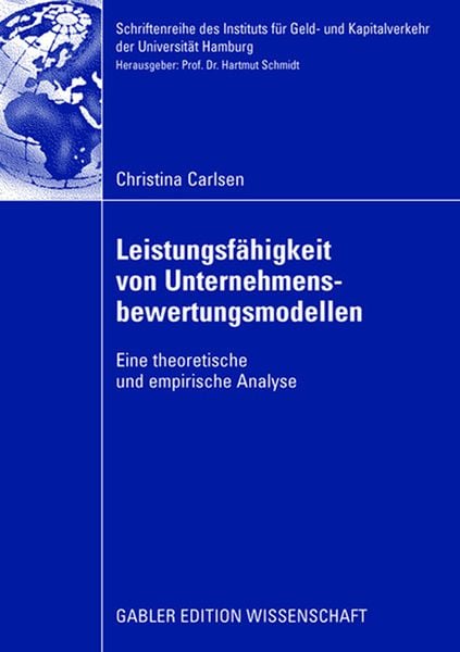 Produktbild: Leistungsf&auml;higkeit von Unternehmensbewertungsmodellen