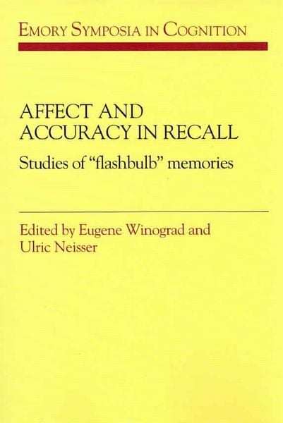 Produktbild: Affect and Accuracy in Recall