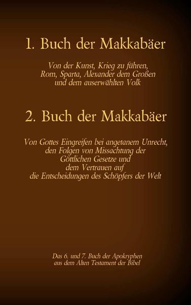 Produktbild: 1. und 2. Makkab&auml;er
