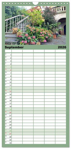 Produktbild: Familienplaner 2026 - Pirna - Tor zur S&auml;chsischen Schweiz mit 5 Spalten (Wandkalender, 21 x 45 cm) CALVENDO