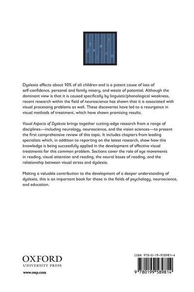 Produktbild: Visual Aspects of Dyslexia