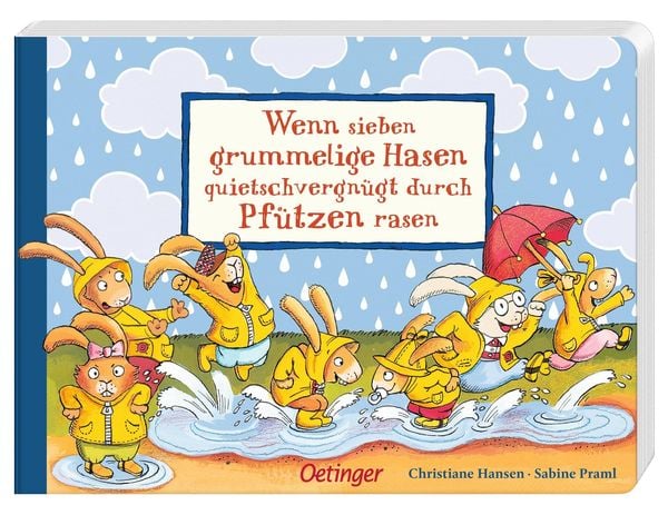 Produktbild: Wenn sieben grummelige Hasen quietschvergn&uuml;gt durch Pf&uuml;tzen rasen