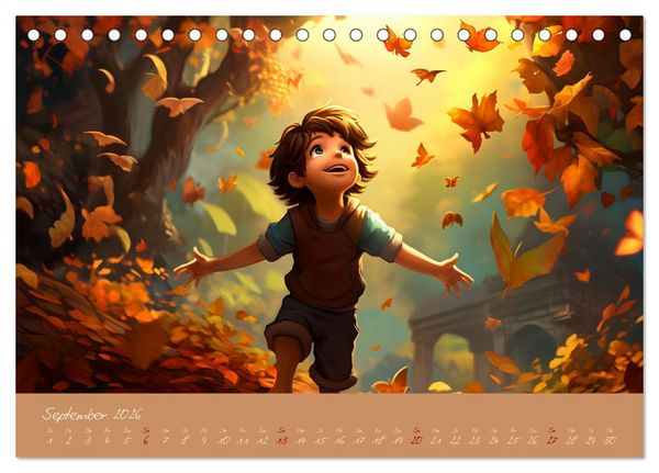 Produktbild: Magie der Kindheit (Tischkalender 2026 DIN A5 quer), CALVENDO Monatskalender