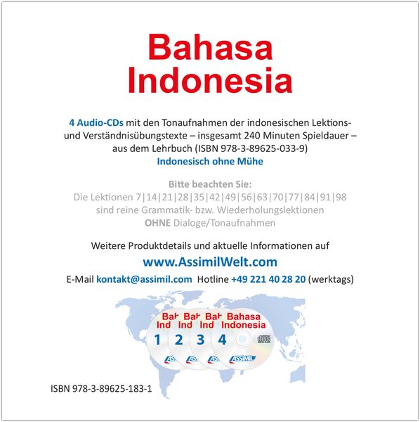 Produktbild: ASSiMiL Indonesisch ohne M&uuml;he - Audio-CDs