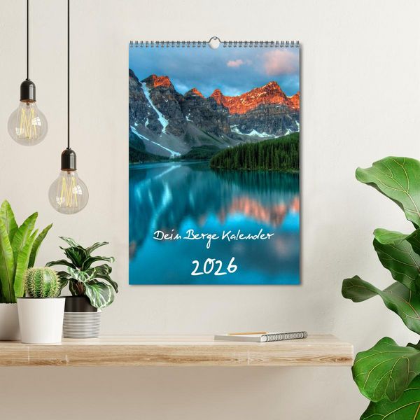 Produktbild: Dein Berge Kalender (Wandkalender 2026 DIN A3 hoch), CALVENDO Monatskalender