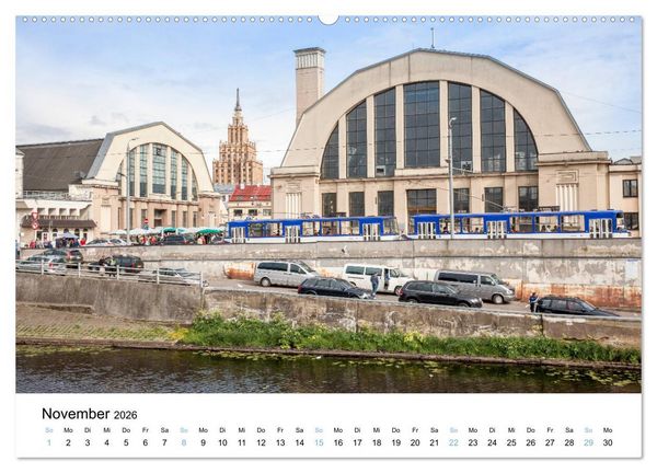 Produktbild: Riga - Metropole des Baltikums (Wandkalender 2026 DIN A2 quer), CALVENDO Monatskalender