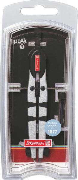 Produktbild: Brunnen Schnellverstellzirkel Peak 3 | &Oslash; 310 mm, schwarz