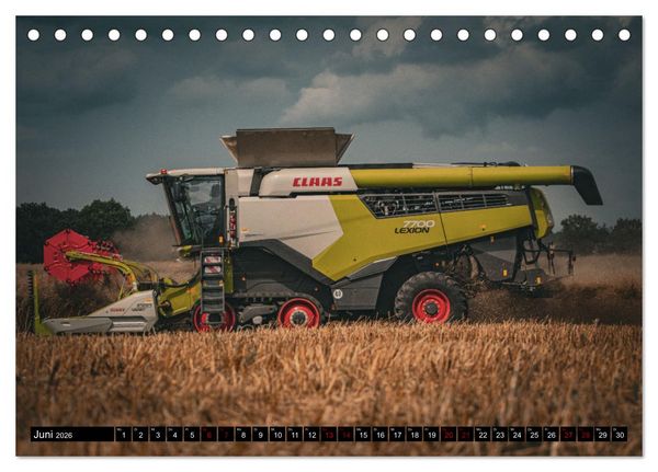 Produktbild: Agrartechnik (Tischkalender 2026 DIN A5 quer), CALVENDO Monatskalender