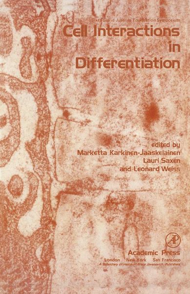 Produktbild: Cell Interactions in Differentiation