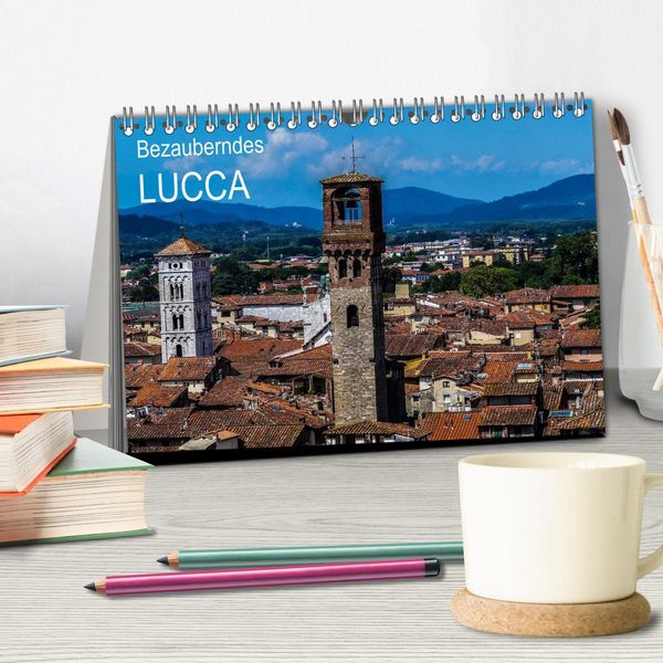 Produktbild: Bezauberndes Lucca (Tischkalender 2026 DIN A5 quer), CALVENDO Monatskalender