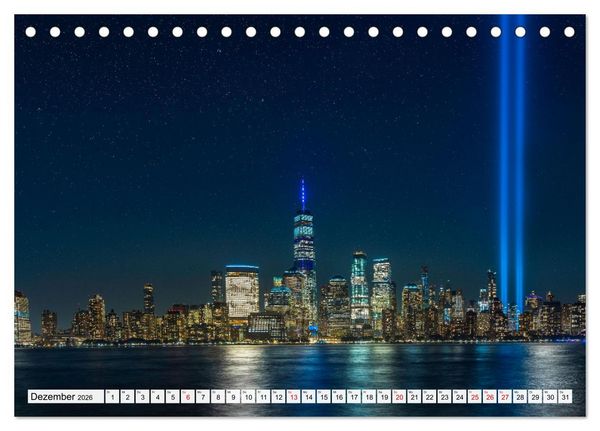 Produktbild: New York City - der besondere Blick auf Big Apple (Tischkalender 2026 DIN A5 quer), CALVENDO Monatskalender