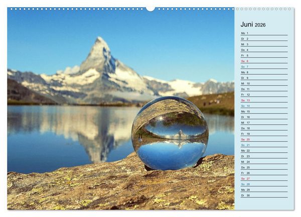 Produktbild: Faszination Horu Fotoimpressionen vom Matterhorn (Wandkalender 2026 DIN A2 quer), CALVENDO Monatskalender