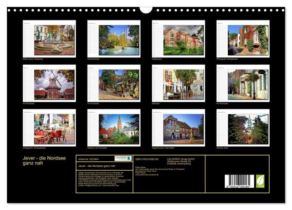Produktbild: Jever - die Nordsee ganz nah (Wandkalender 2026 DIN A3 quer), CALVENDO Monatskalender