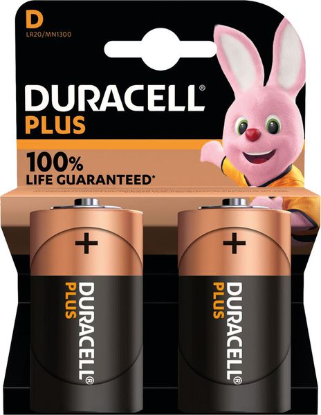 Produktbild: Batterie Plus D MN1300/LR20 2er Karte
