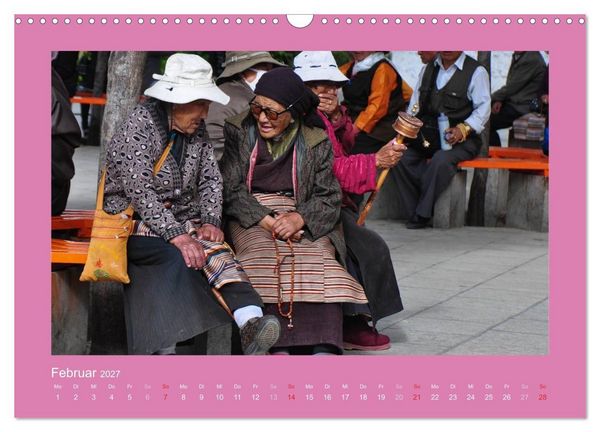 Produktbild: Tibet - Auf dem Dach der Welt (Wandkalender 2027 DIN A3 quer), CALVENDO Monatskalender