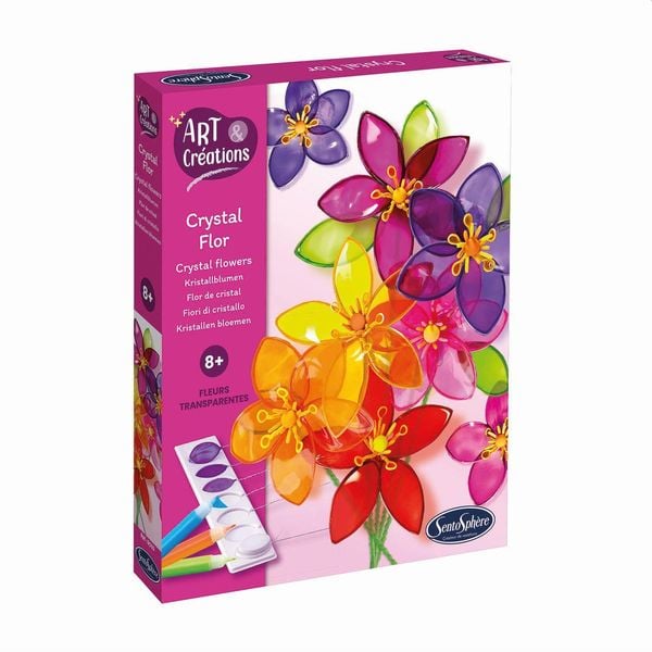 Bastelset Kristallblumen