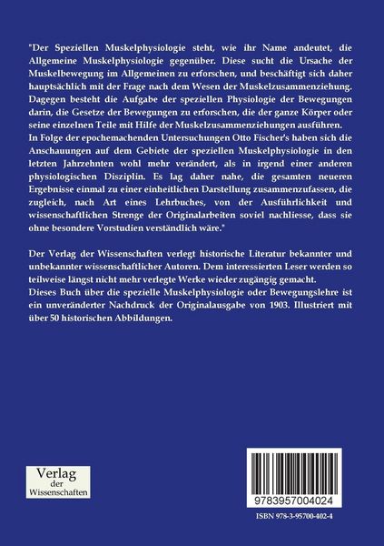 Produktbild: Spezielle Muskelphysiologie oder Bewegungslehre