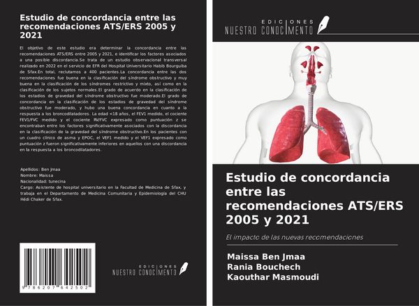 Produktbild: Estudio de concordancia entre las recomendaciones ATS/ERS 2005 y 2021