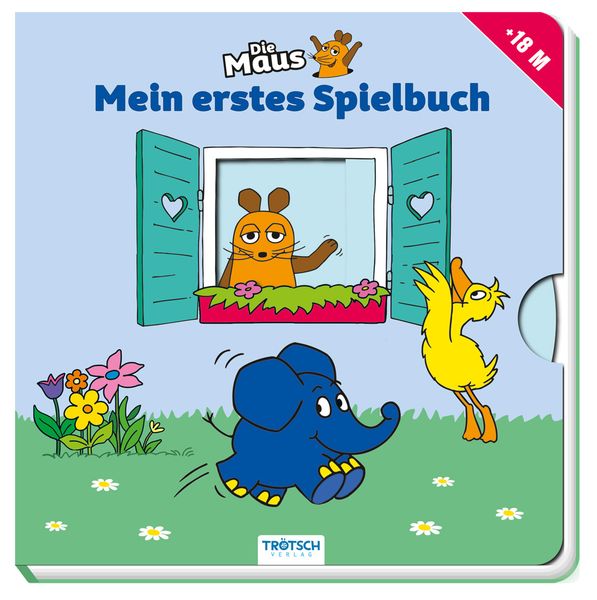 Trötsch Die Maus Pappenbuch Mein erstes Spielbuch, Gebundene Ausgabe von , Trötsch Verlag GmbH & Co. KG, 978-3-96552-623-5