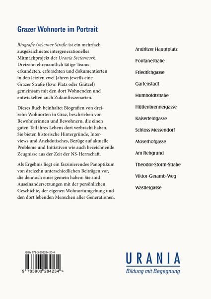 Produktbild: Biografie (m)einer Stra&szlig;e