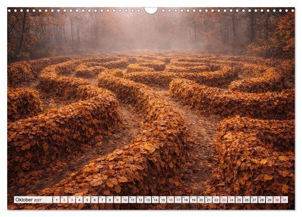 Produktbild: Labyrinth - Die stille Kunst der Umwege (Wandkalender 2027 DIN A3 quer), CALVENDO Monatskalender