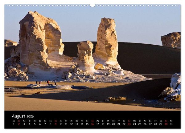 Produktbild: Weisse W&uuml;ste &Auml;gypten (Wandkalender 2026 DIN A2 quer), CALVENDO Monatskalender